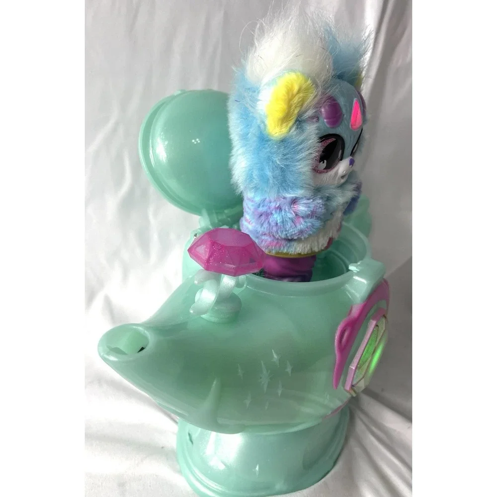 Magic Mixies Magic Genie Lamp Starlight Magic Interactive 8 Inch Rainbow Plush
